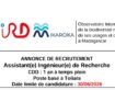 RECRUTEMENT : Assistant(e) Ingénieur(e) de Recherche